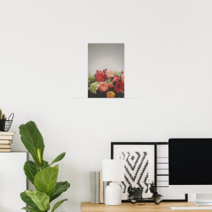 Warm Autumn Bouquet Design Poster