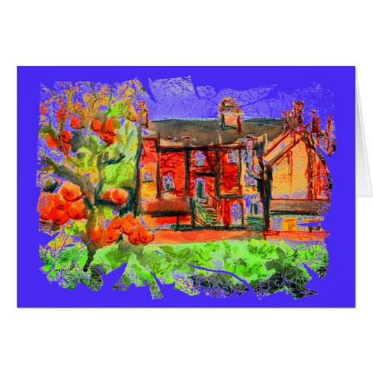 Warm Autumn Day in Newtown, Powys, Wales (Voorkant Horizontaal)