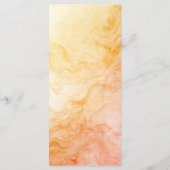 Warm Autumn Marble Wedding Menu (Dos)