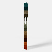 Warm Autumn Striped Pattern, Earth Tones Case-Mate iPhone Case (Achterkant / Rechts)