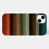 Warm Autumn Striped Pattern, Earth Tones Case-Mate iPhone Case (Achterkant (horizontaal))
