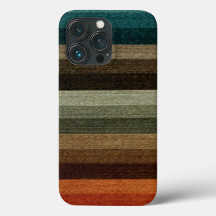 Warm Autumn Striped Pattern, Earth Tones iPhone 13 Pro Hoesje