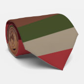 Warm Autumn Stripes Stropdas (Opgerold)