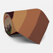 Warm Autumn Stripes Stropdas (Opgerold)