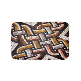 Warm Autumn Toned Roman Tegel Mosaic Badmat