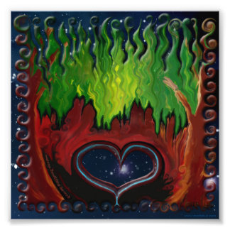 "Warm Beating Heart" — originele foto-afdruk Foto Afdruk