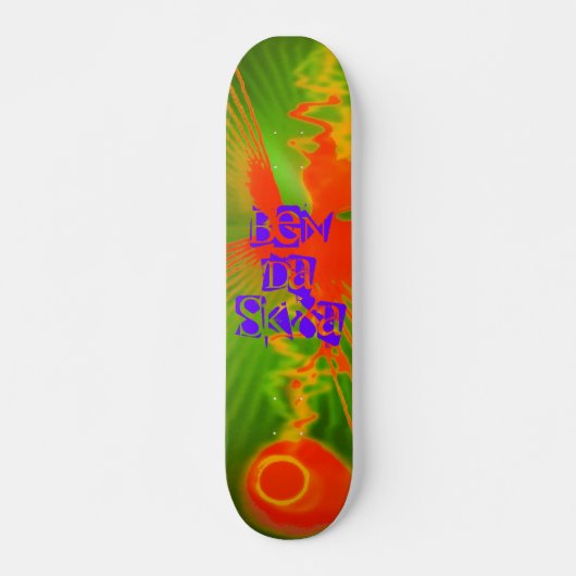 warm bedraad skateboard (Voorkant)