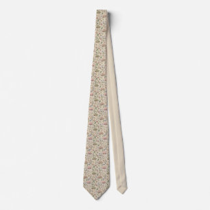 Warm Beige Schimmel Botanisch Trouwcadeau voor B Stropdas