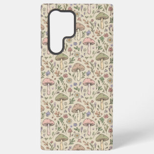Warm Beige Schimmel Naadloos Patroon Samsung Galaxy Hoesje