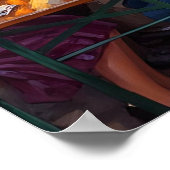 Warm bier tuin vibes poster (Hoek)