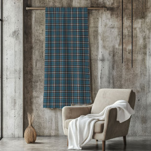 Warm blauw geel deken voor rustieke interieurs
