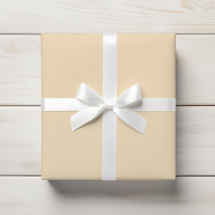 Warm Bord Vanilla Cream Beige Effen Kleur Cadeaupapier