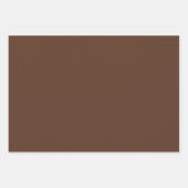 Warm bruin betegeld omslagpapier inpakpapier vel (Voorkant 3)