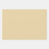 Warm bruin betegeld omslagpapier inpakpapier vel (Voorkant 2)