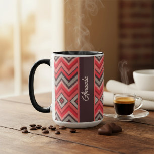 Warm Chevron Mok