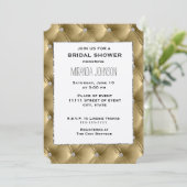 Warm Chic Soft Gold Faux Velvet Vrijgezellenfeest Kaart (Staand voorkant)