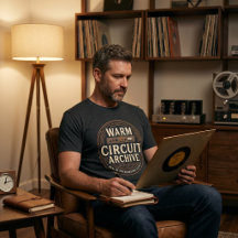 Warm Circuit Archief Basic T-shirt