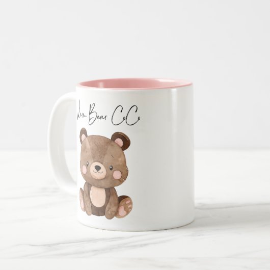 Warm Coco Beer Stijlvolle Kinder Mok  (Voorkant links)