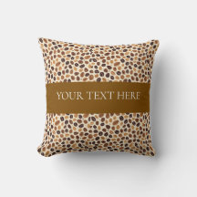 Warm Coffee Bean Roast Tones Seamless Pattern