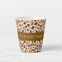 Warm Coffee Bean Roast Tones Seamless Pattern