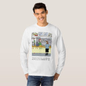 Warm Coffee Cartoon T-shirt (Voorkant volledig)