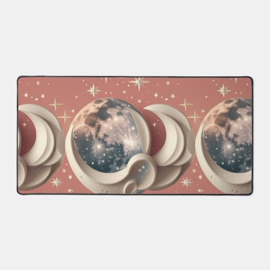 Warm Coral Celestial Moon Glow (Recto)