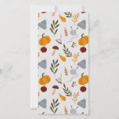 Warm Cozy Autumn Essential Verloving Invite Bedankkaart
