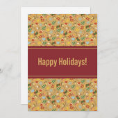 Warm & Cozy Christmas Card Feestdagenkaart (Voorkant / Achterkant)