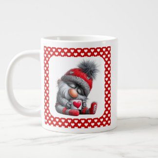"Warm & Cozy" Slaperige Gnome | Winter Cacao Extra Grote Beker