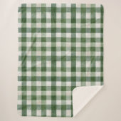 Warm Cream Green Plaid Stripes Christmas (Devant)