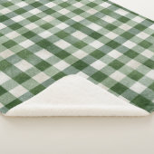 Warm Cream Green Plaid Stripes Christmas (3/4)