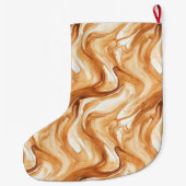 Warm Creamy Caramel Candy Streaks Grote Kerstsok (Achterkant)