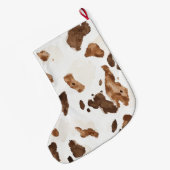 Warm Creamy White & Chocolate Candy Christmas Grote Kerstsok (Achterkant (Hangend))