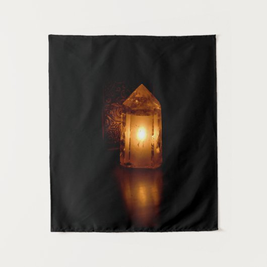 Warm Crystal Glow Tapestry Wandkleed (Voorkant)