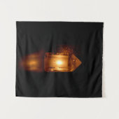 Warm Crystal Glow Tapestry Wandkleed (Voorkant (horizontaal))