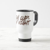 Warm Cup, Cold Night — Single Girl Winter Mug (Devant droit)