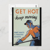 Warm de Tweede Wereldoorlog Briefkaart (Voorkant / Achterkant)