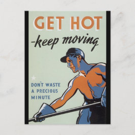 Warm de Tweede Wereldoorlog Briefkaart