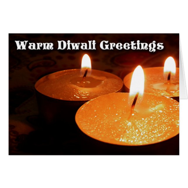 Warm Diwali Greetings (Voorkant Horizontaal)