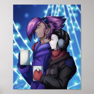 Warm Drink voor een Koud Night Poster