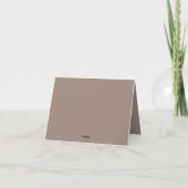 Warm Dusty Rose Background – Wedding Design Kaart (Achterkant)