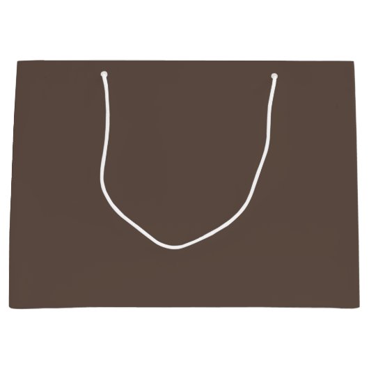 Warm Earthy Brown Large Gift Bag Groot Cadeauzakje (Voorkant)