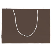 Warm Earthy Brown Large Gift Bag Groot Cadeauzakje (Achterkant)