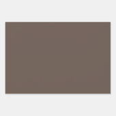 Warm Earthy Brown Wrapping Paper Sheets (Voorkant 3)
