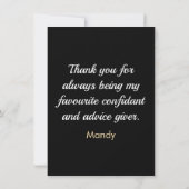 Warm & emotionele aangepaste foto Vaderdag Kaart (Achterkant)