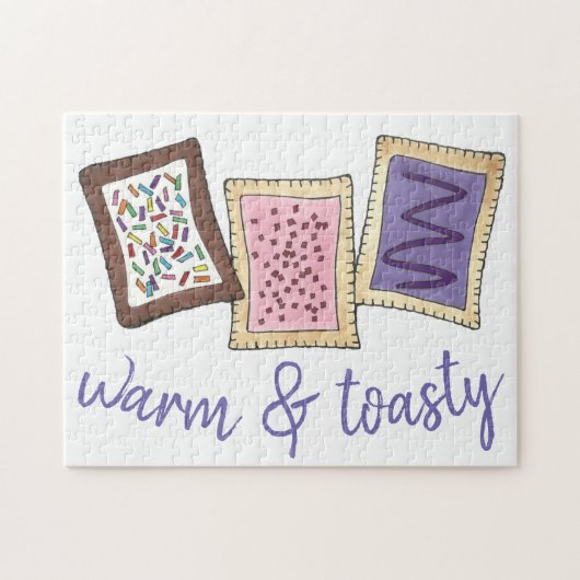 Warm- en broodroosterbroodrooster Junk Food Legpuzzel (Horizontaal)