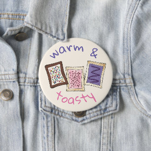 Warm- en broodroosterbroodrooster Junk Food Ronde Button 4,0 Cm