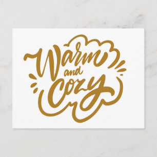 Warm en Cozy Briefkaart