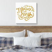 Warm en Cozy Canvas Afdruk (Insitu (Slaapkamer))