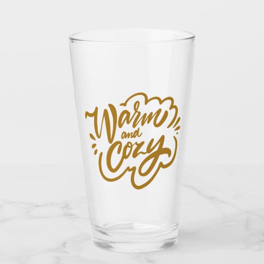 Warm en Cozy Glas (Voorkant)